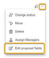 proposal fields